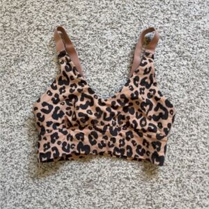 Leopard Print Sports Bra